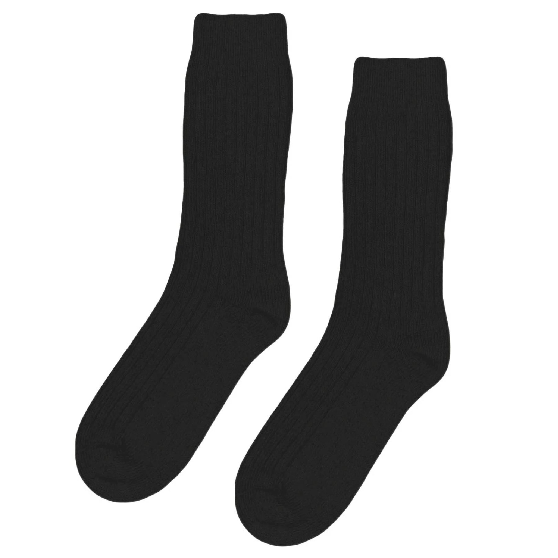 Merino Wool Sock Deep Black