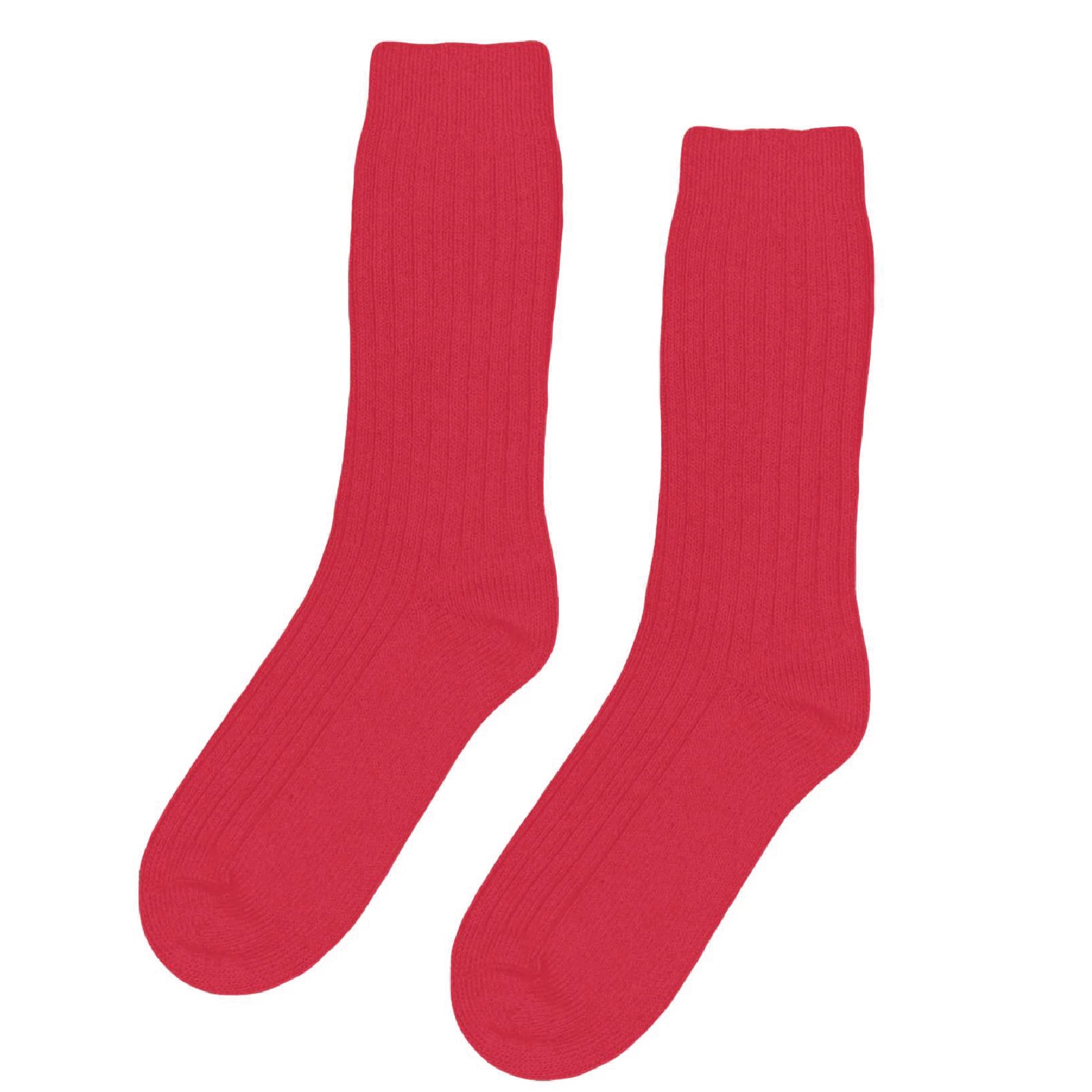 Merino Wool Sock Scarlet Red