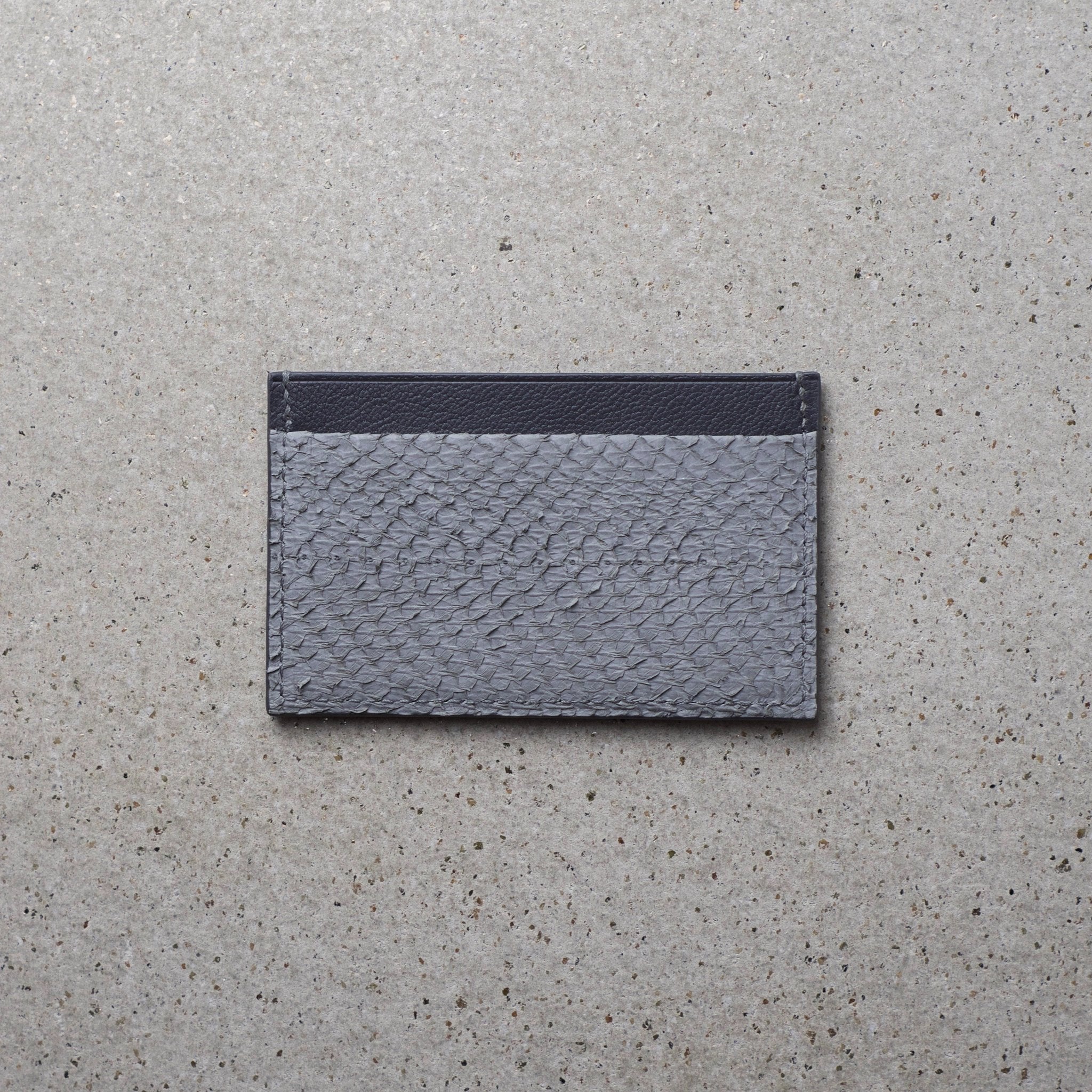Card Wallet Minimalist Gray