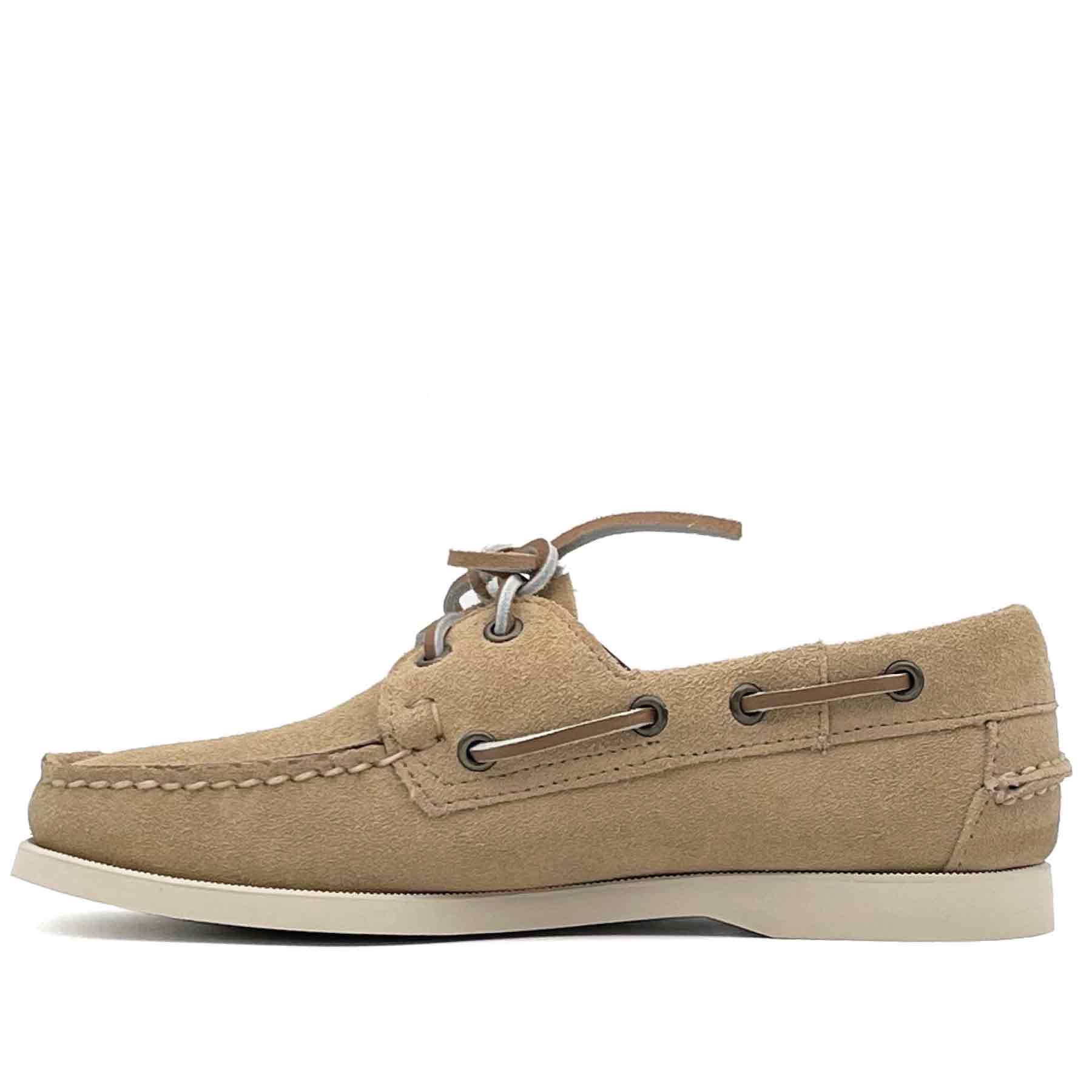 Docksides Portland Beige Camel Suede W