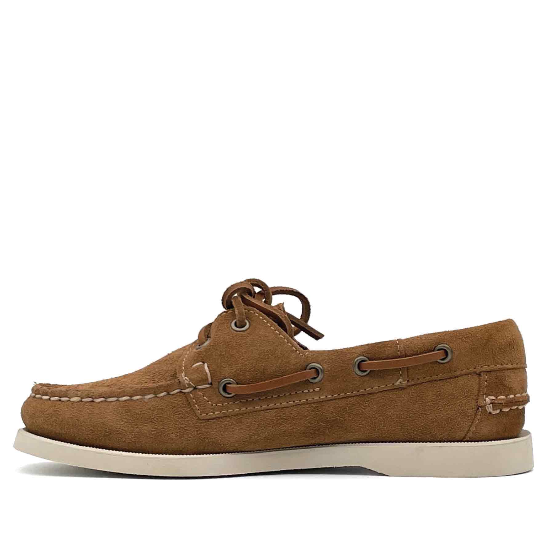 Docksides Portland Brown Gognac Suede W