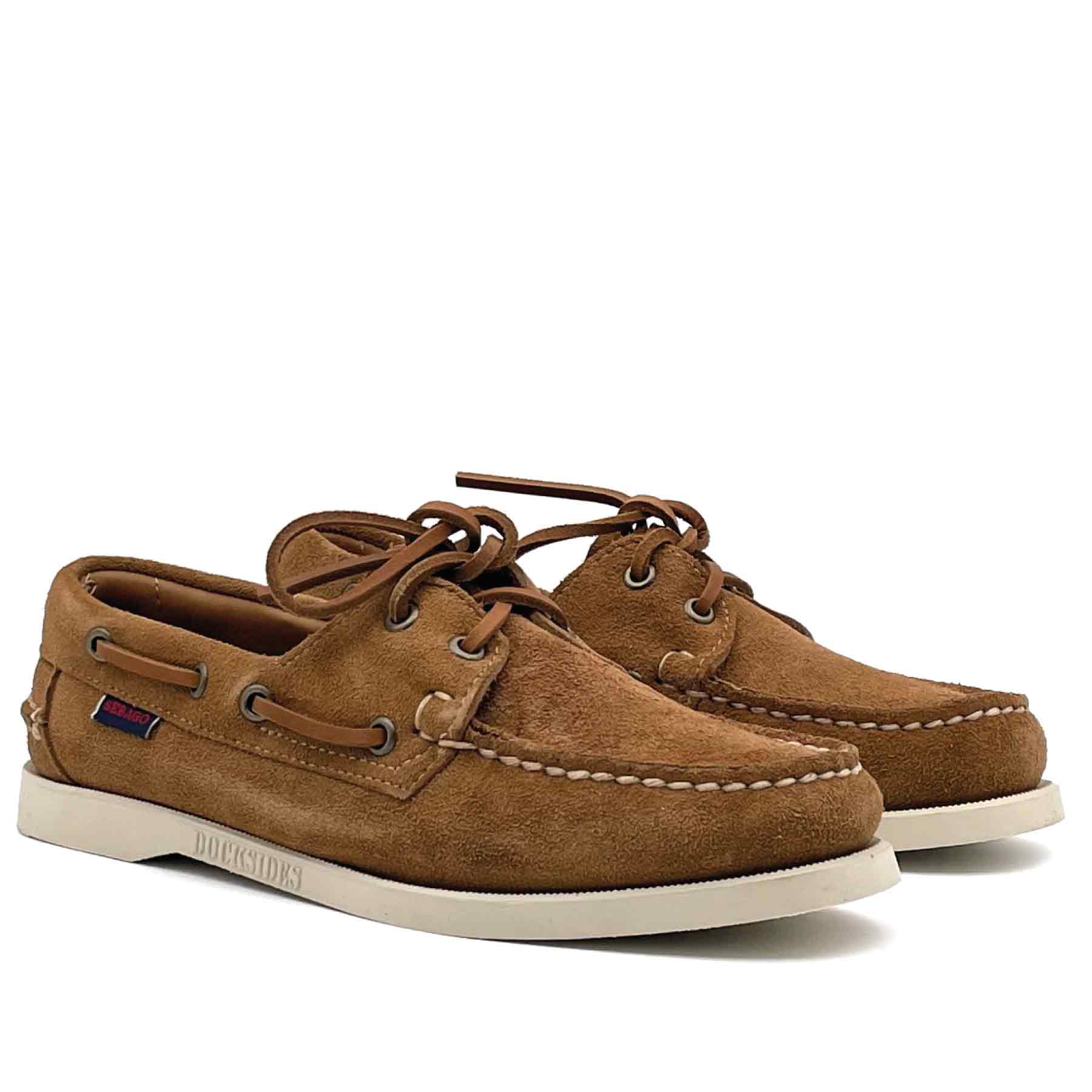 Docksides Portland Brown Gognac Suede W