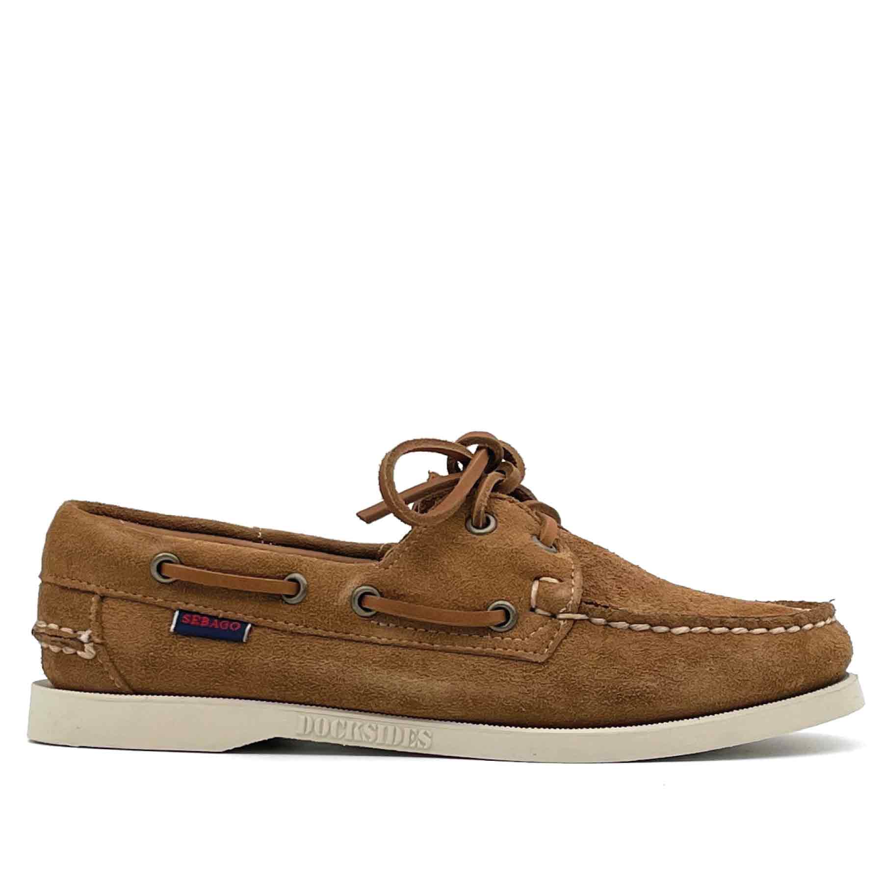 Docksides Portland Brown Gognac Suede W