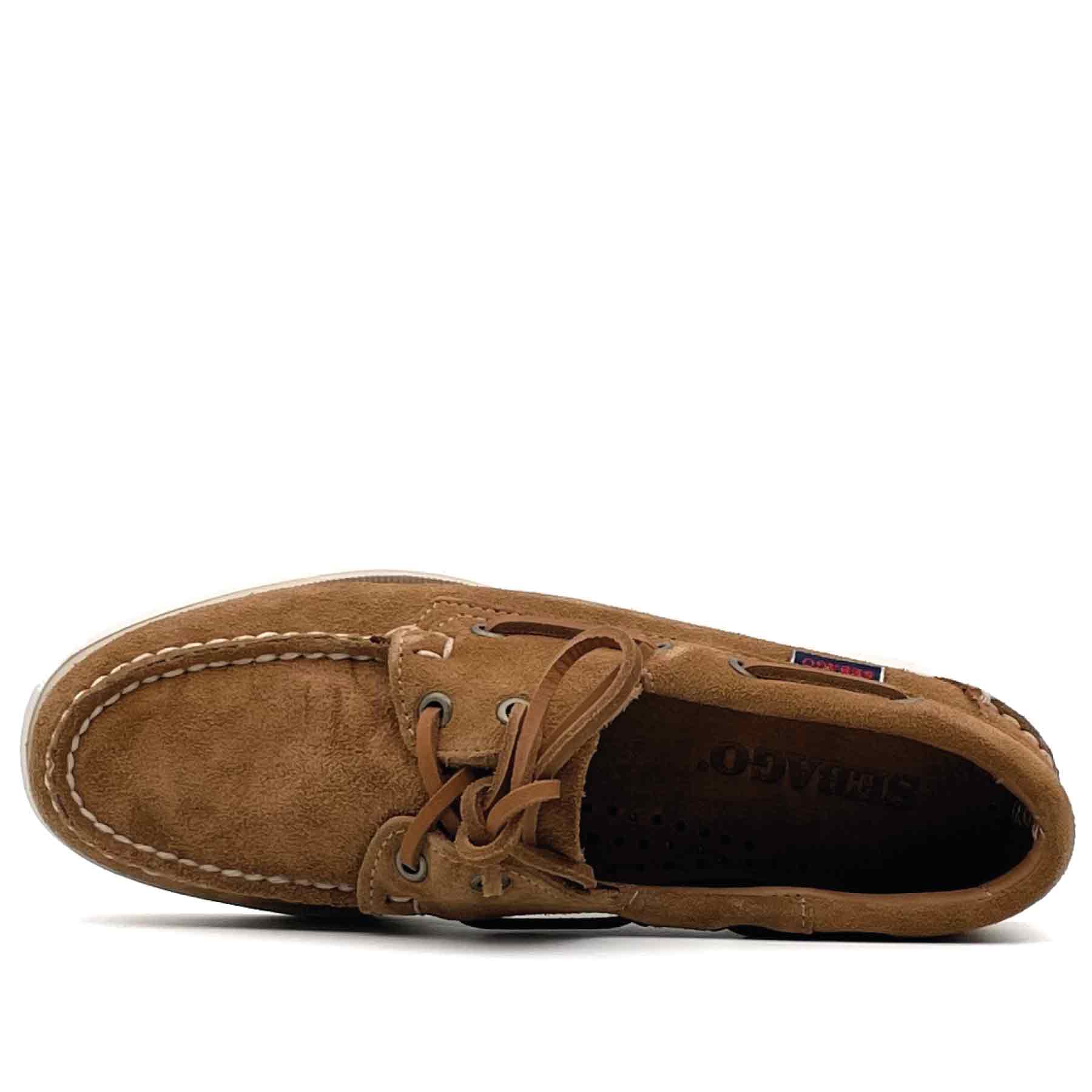 Docksides Portland Brown Gognac Suede W