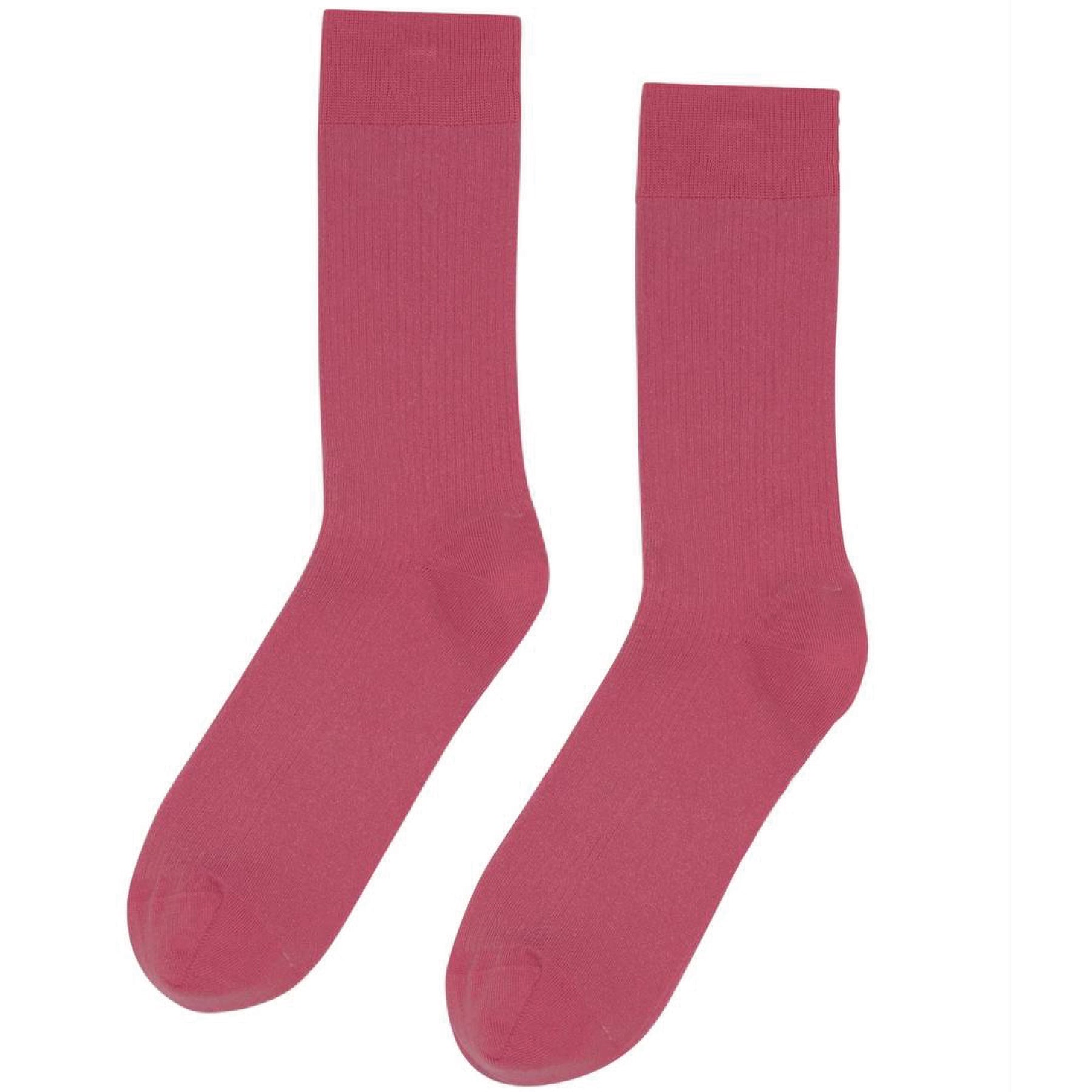 Classic Organic Sock Raspberry Pink